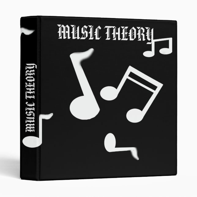 MUSIQUE - 1" classeur (Devant/Côté)
