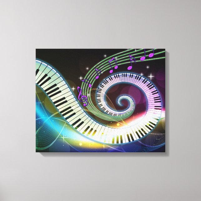 Musique 1 toile enroulée (Recto)