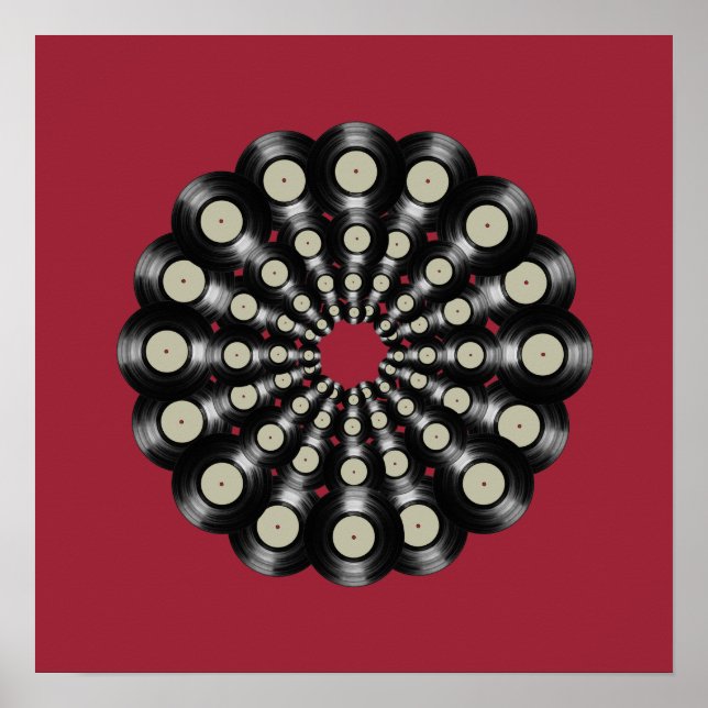 musique art déco / disques vinyles (Devant)