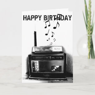 Musique BEAT carte d'anniversaire