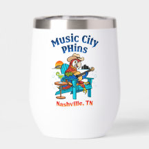 Musique City Phins Acier Inoxydable Vin Tumbler