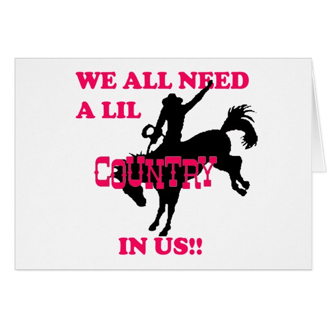 musique country (Devant horizontal)