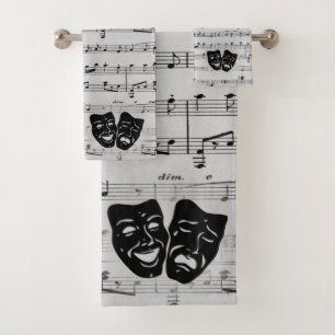 Musique d'argent et masques de théâtre