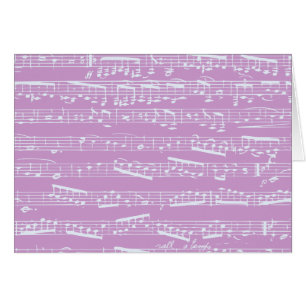 Musique de feuille rose