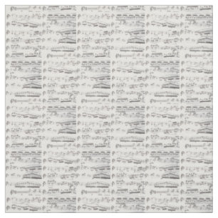Musique de feuille unique, tissu d'illustration