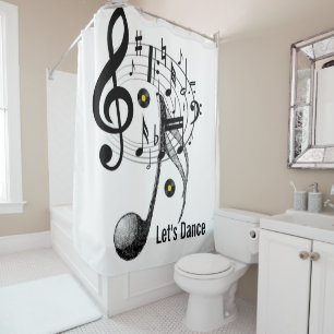Musique de rideau de douche Album Musique Notes