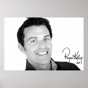 Musique de Ryan Kelly - affiche "signée" - vers le