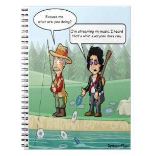 Musique Diffusion Funny Pun Carnet