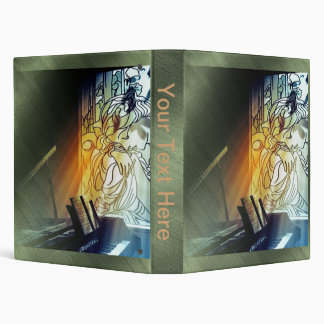 Musique et classeur en verre souillé