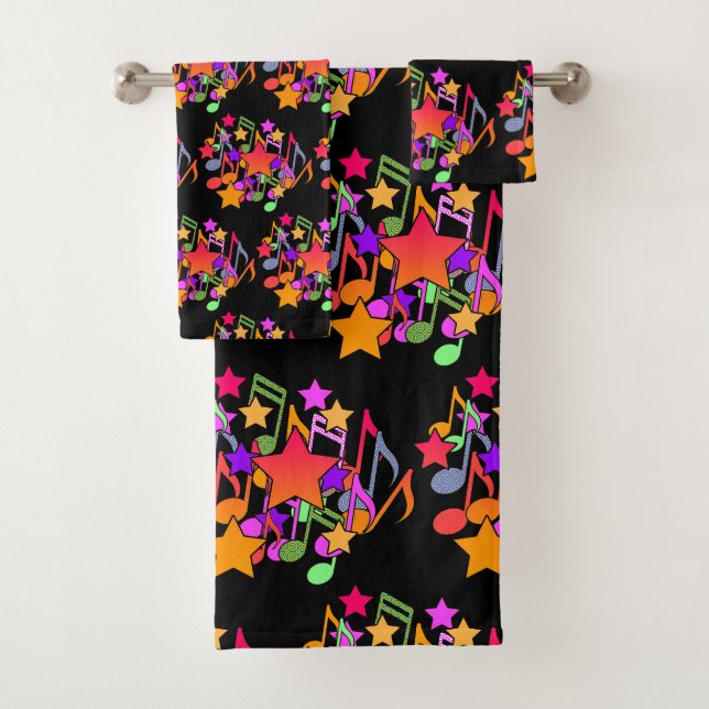 Musique Et Stars Enfants Noir Profond (En situation)