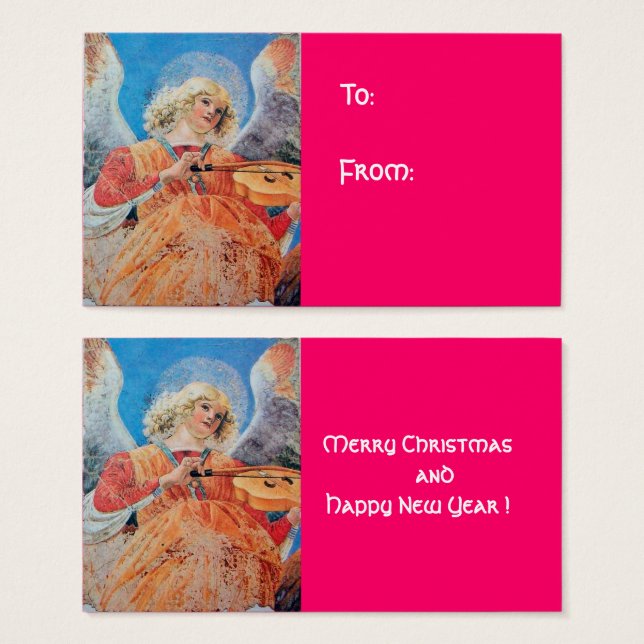 MUSIQUE FABRIQUANT NOËL ANGEL Fuchsia (Devant & derrière)