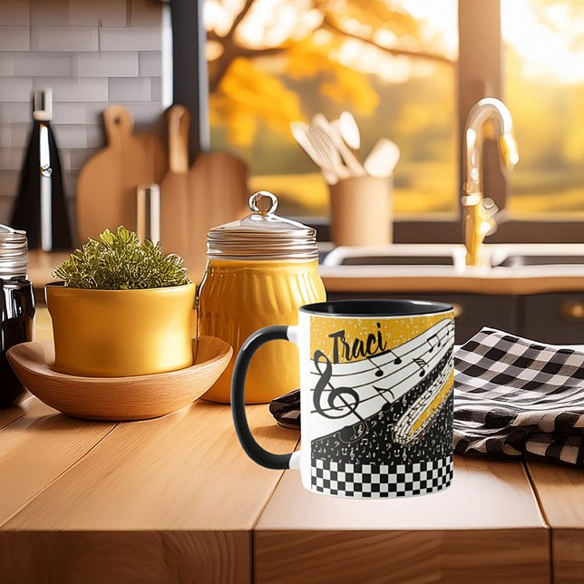 Musique Gold personnalisée thème Mug (Créateur téléchargé)