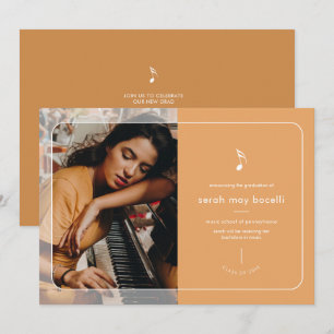 Musique Grand Graduation Invitation