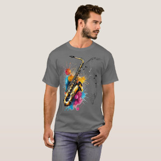 musique mens tshirts soul saxophone player