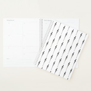 Musique Motif Melting Treble Clef noir et blanc