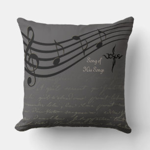 Musique Note Coussin décoratif
