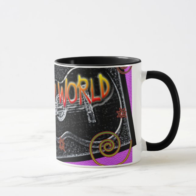 Musique "Rock my world" tasse (Droite)