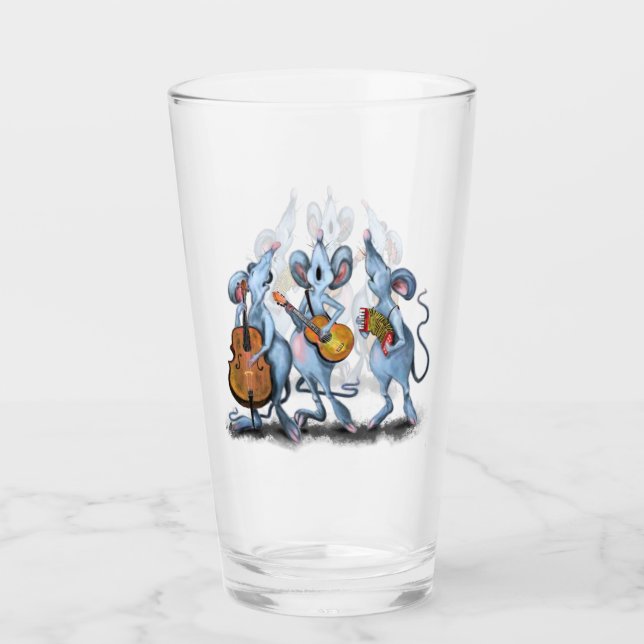 Musique Souris Musique Verre Drôle (Devant)