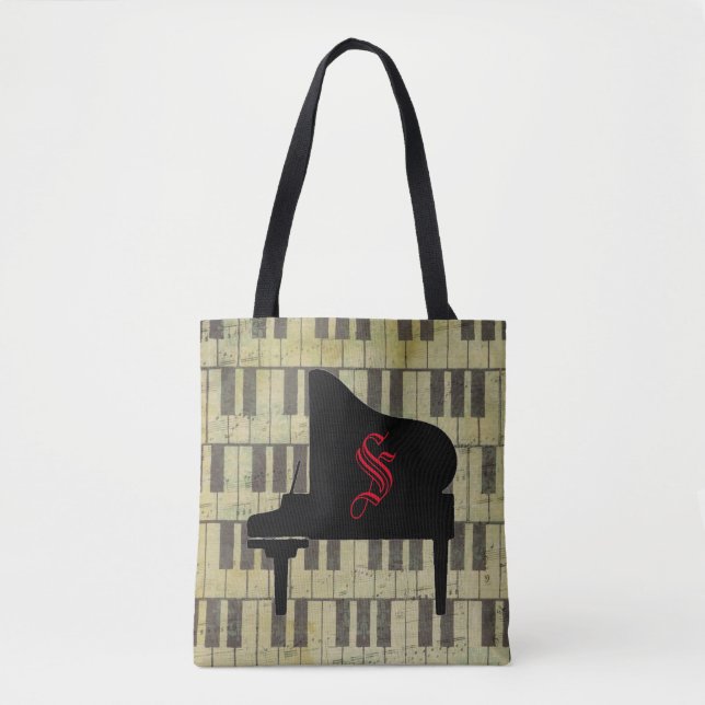 Musique Thème Piano Livre Sac fourre-tout Musique  (Devant)