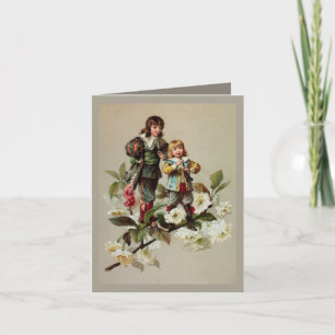 Musique victorienne Carte de Noël