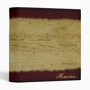 Musique vintage, classeur