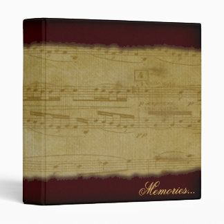Musique vintage, classeur