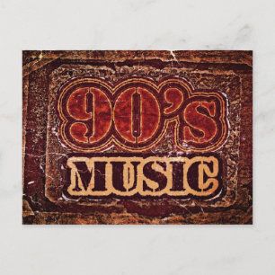 Musique vintage des années 90 - Cartes postales