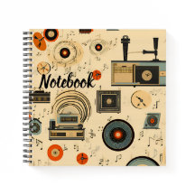 Musique vintage et Carnet Linked