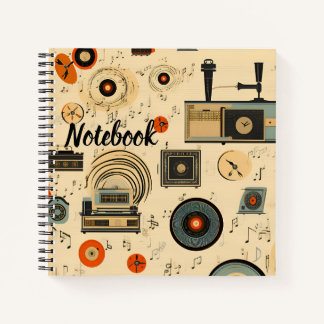 Musique vintage et Carnet Linked