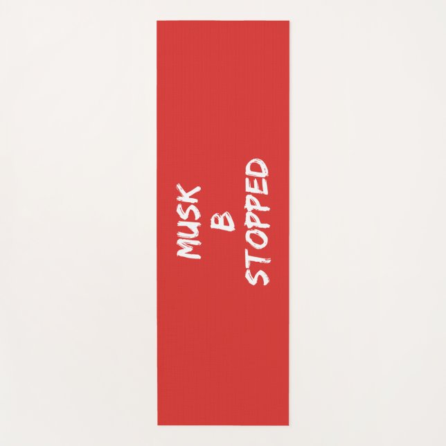 MUSK B STOPPED YOGA MAT (Front)