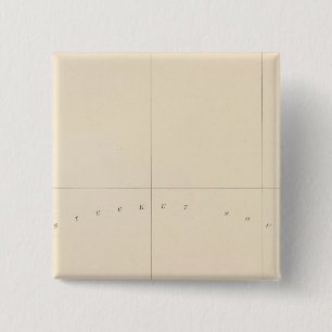 Muskeget, Massachusetts 2 Inch Square Button