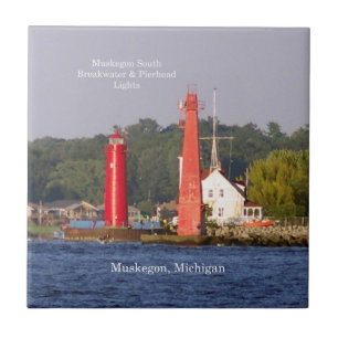 Muskegon Entrance Lights tile