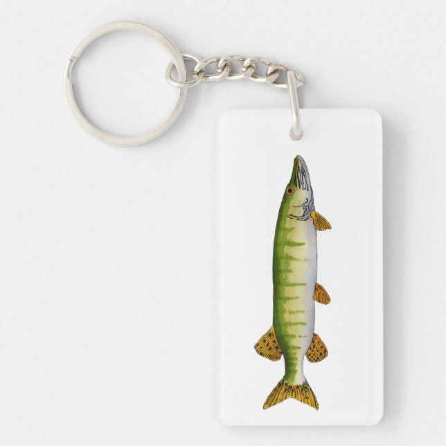 Muskellunge (Muskie) Keychain (Front)