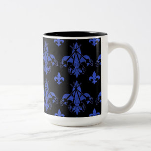 Musketeer Swords Blue Coffee Mug