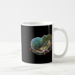 Muskie Hunter Musky Fisherman Fly Fishing Lure Nov Coffee Mug