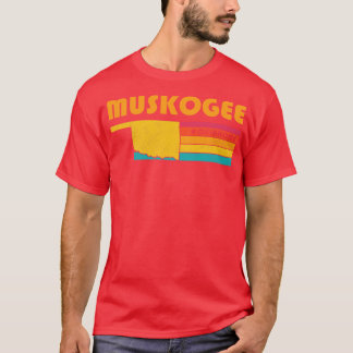 Muskogee Oklahoma Vintage Distressed Souvenir T-Shirt