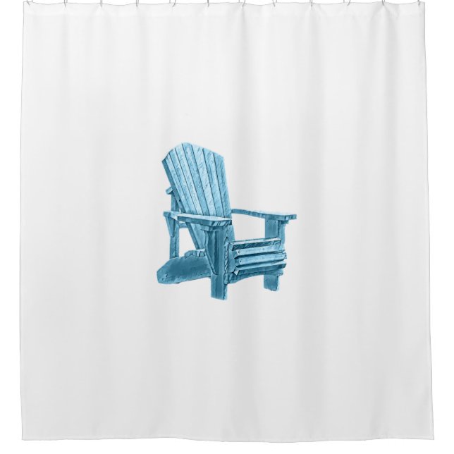 Muskoka Chair Watercolor Blue (Front)