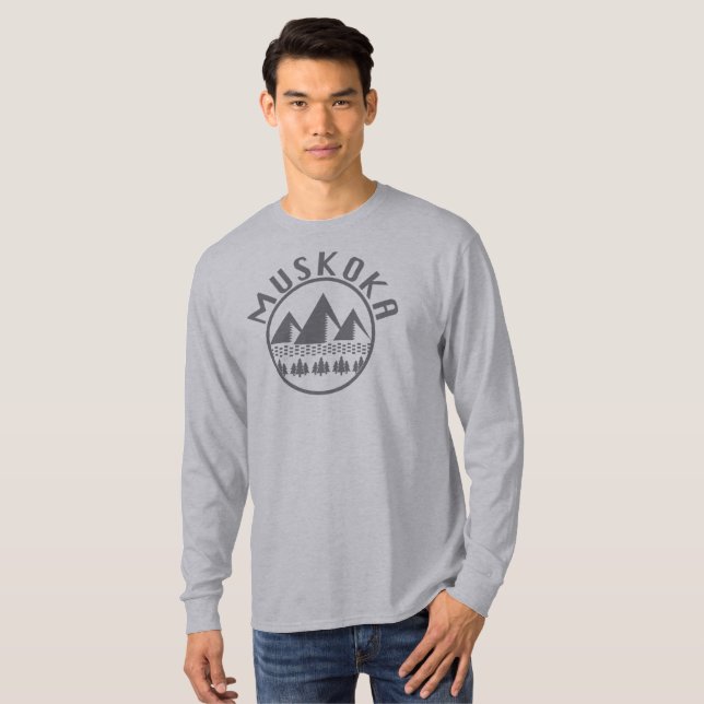 Muskoka Design - Basic Long Sleeve T-Shirt (Front Full)