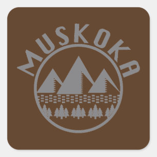 Muskoka Design - Square Stickers