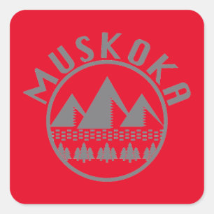 Muskoka Design - Square Stickers