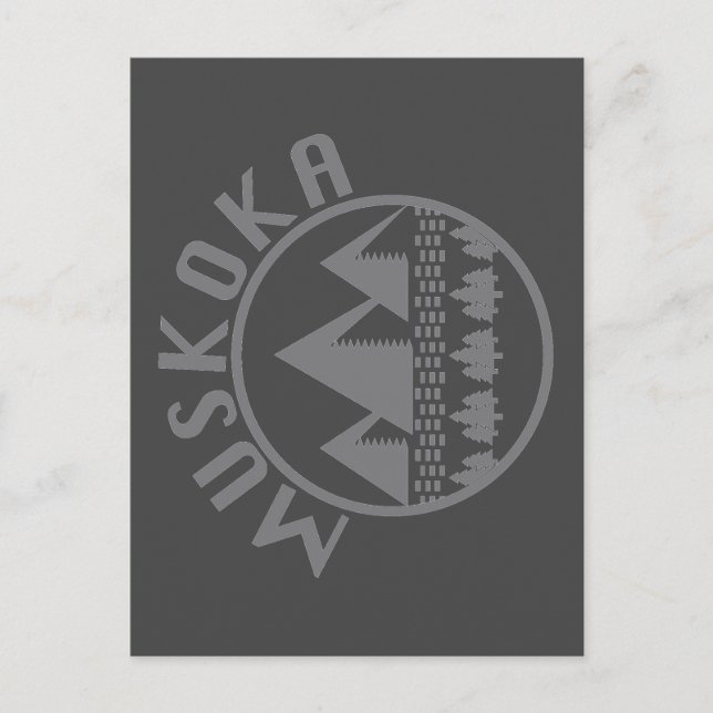 Muskoka Design - Square Stickers Postcard (Front)