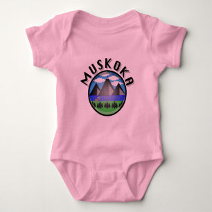 Muskoka Design (Version 2) - Baby Jersey Bodysuit
