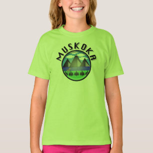 Muskoka Design (Version 2) - Girls' Basic T-Shirt