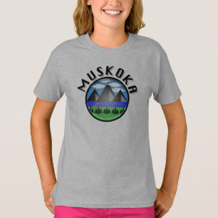 Muskoka Design (Version 2) - Girls' Basic T-Shirt