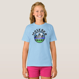 Muskoka Design (Version 2) - Girls' Basic T-Shirt