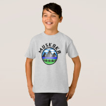Muskoka Design (Version 2) - Kids' Basic T-Shirt