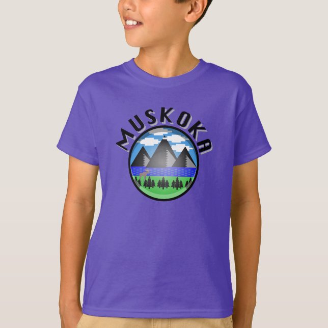 Muskoka Design (Version 2) - Kids' Basic T-Shirt (Front)