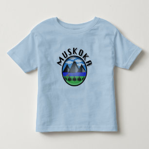 Muskoka Design (Version 2) - Toddler Fine Jersey T T-shirt