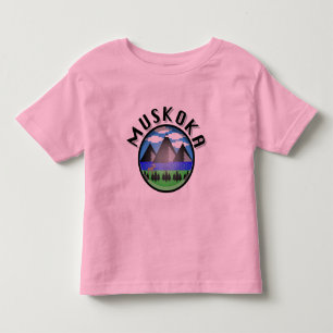 Muskoka Design (Version 2) - Toddler Fine Jersey T T-shirt