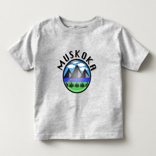 Muskoka Design (Version 2) - Toddler Fine Jersey T T-shirt
